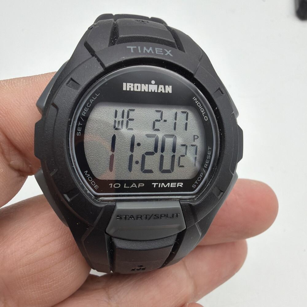 Timex Ironman TW5K94000 10 Lap Digital Men’s Watch - New Battery!